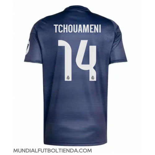 Camiseta Real Madrid Aurelien Tchouameni #14 Segunda Equipación Replica 2025-26 mangas cortas